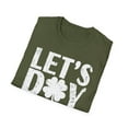 thumbnail image 5 of Let's Day Drink, Gildan Unisex Softstyle Shirt, Shamrock Graphic Tee, S-3XL, 5 of 5