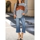 thumbnail image 4 of Blusa Dokotoo para mujer, manga larga, casual, holgada, gris, 4 of 8