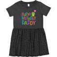 thumbnail image 3 of Inktastic Happy Birthday Daddy Boy Girl Party Girls Toddler Dress, 3 of 5