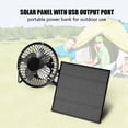 thumbnail image 5 of Ventilador de panel solar 3W 6V Panel solar para exteriores Mini ventilador portátil Kit de enfriamiento USB Accesorio para viajes al aire libre Camping Ciclismo, 5 of 5