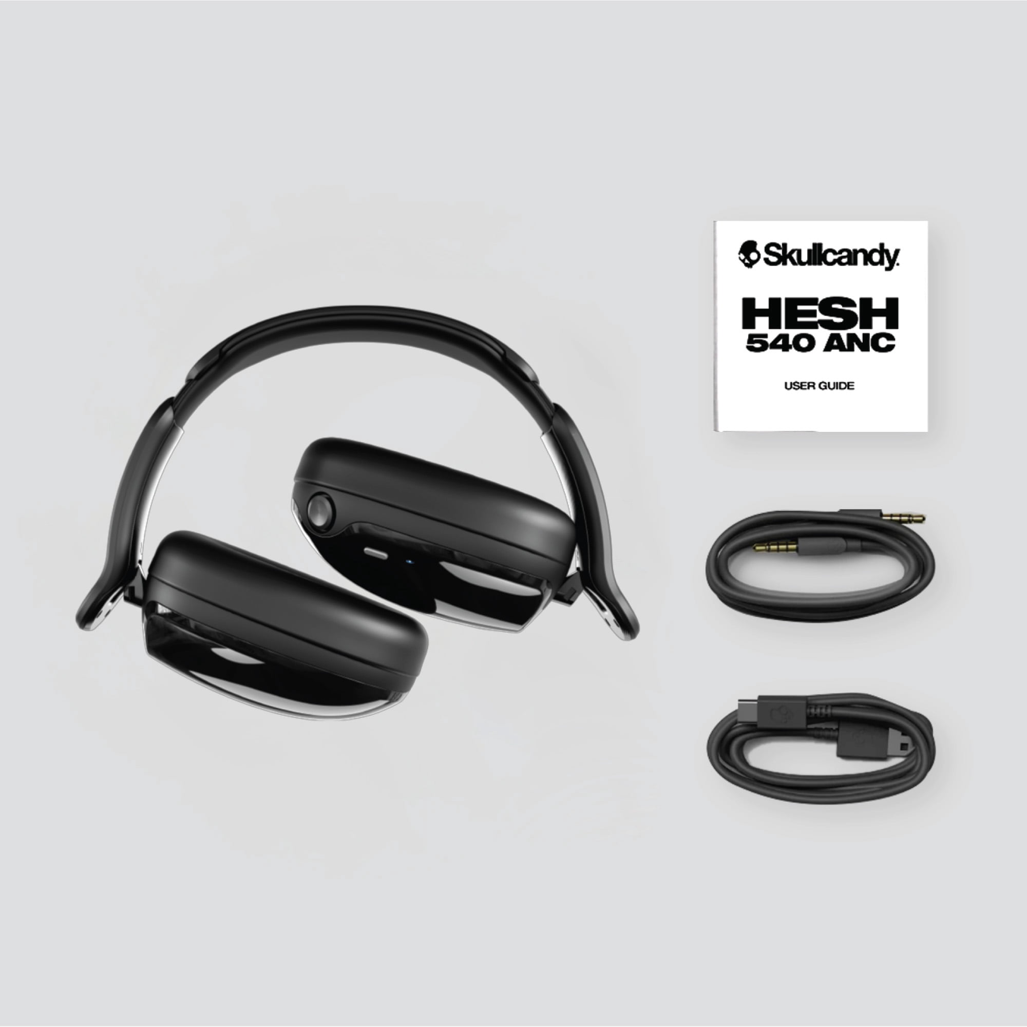 Skullcandy Hesh 540 ANC Wireless over-Ear Headphones with Active Noise Canceling, True Black thumbnail 14