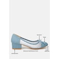 thumbnail image 4 of London Rag Womens Denim Rhinestone Pumps, 4 of 6