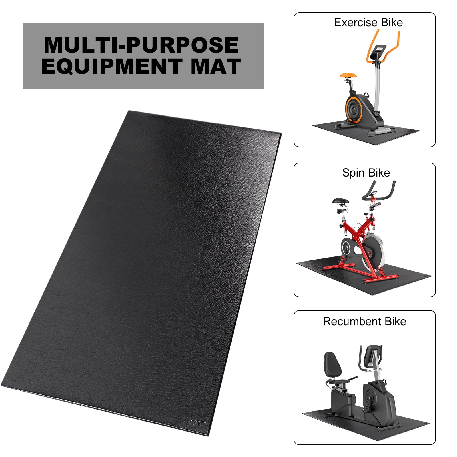 XPRT Fitness 6mm High-Density Non-Slip 2.5' x 5' Exercise Mat