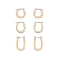 thumbnail image 4 of Madden NYC Women's Fashion Gold-Tone Mixed Huggie 3-Piece Earring Set, 4 of 5