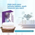 thumbnail image 2 of Laundry Detergent Sheets, Enzyme Power, 3 Scents Linen Lavender Peony, Quick Dissolve, Eco Friendly Plastic Free Travel Laundry Soap Strips, 2 of 10