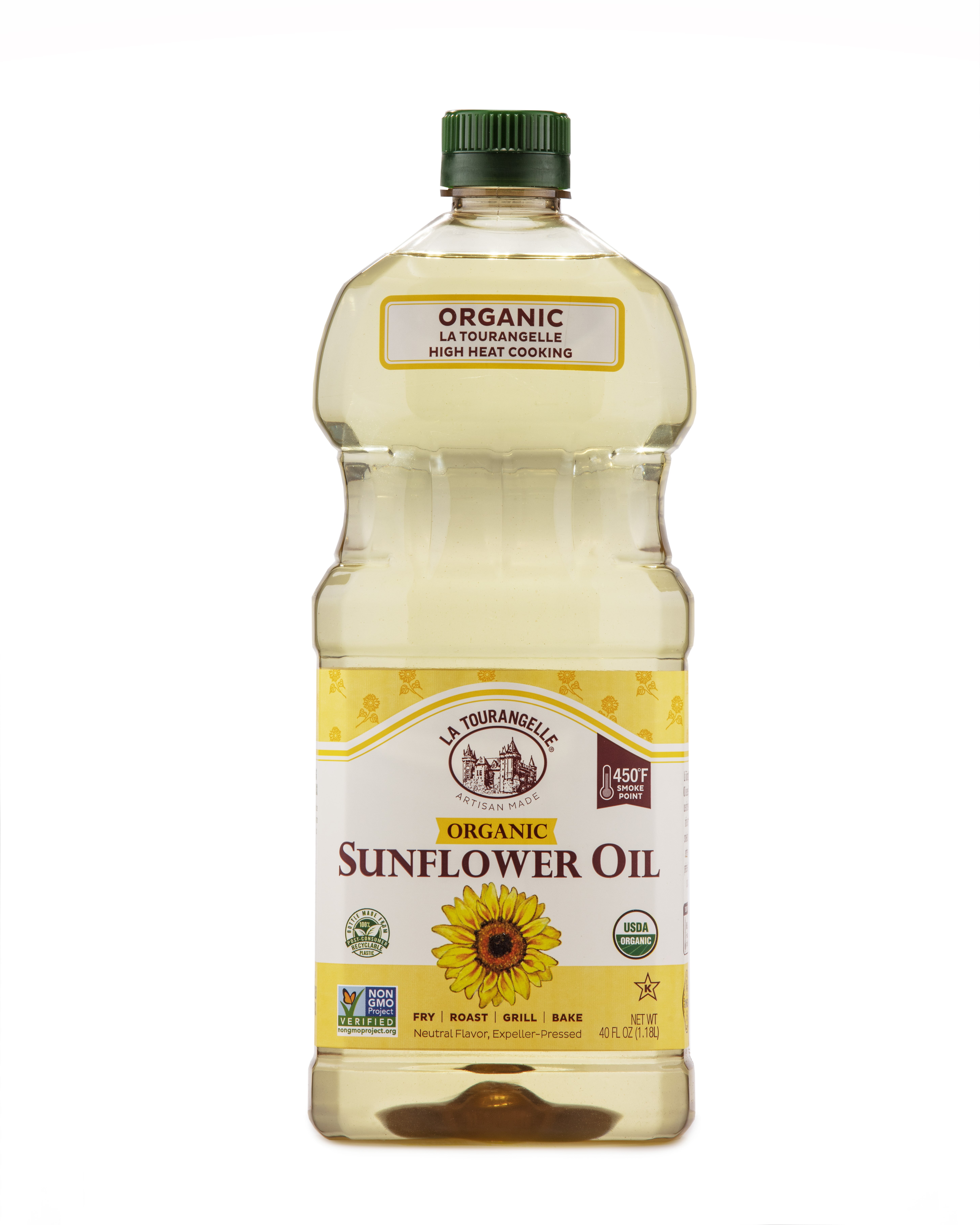 (3 pack) La Tourangelle Organic Sunflower Oil (40 oz)