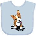 thumbnail image 3 of Inktastic Corgi Puppy Boys or Girls Baby Bib, 3 of 4