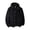 Black, variant on NordicNest Mens Big and Tall Denim Jackets Button Down Long Sleeve Hooded Jean Coats Casual Lightweight Fall Travel Outwear Jackets with Pockets,2XL,Army Green