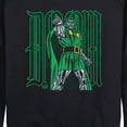 thumbnail image 3 of Fantastic Four - Doom Type Lightweight French Terry Wide Neck Long Sleeve Graphic Shirt, 3 of 5