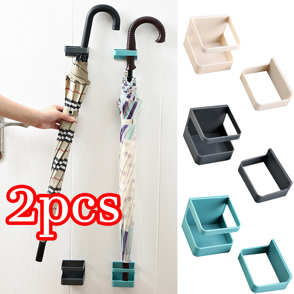 Happy date 2Packs Umbrella Stand Rack, WallMounted Umbrella Holder