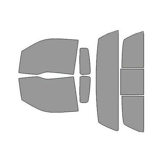 Rvinyl Car Window Pre Cut Tint Film DIY Kit Complete 50% Fits Ford F-150 2009-2014 2 Door