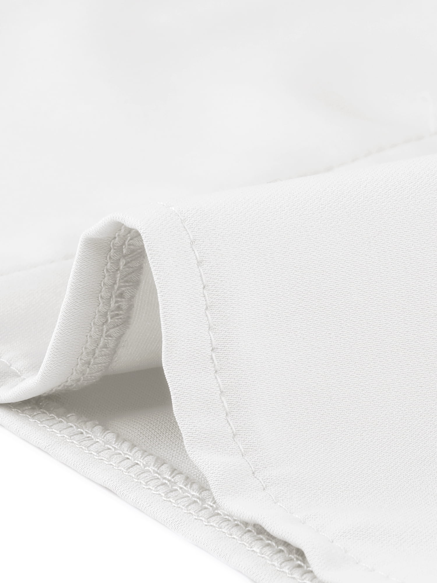 DARING DIVA Women's Maternity Nursing Button Down Business Pleated Tops M White