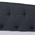 thumbnail image 4 of Baxton Studio Delora Full Size Dark Grey Upholstered Daybed, 4 of 8