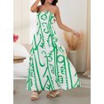 thumbnail image 6 of Women Tube Dresses Strapless Backless Bodycon Fruit Print A-Line Dress Swing Dresses Loose Summer Long Dress, 6 of 7