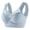 Light Blue, variant on IQOGKRN Plus Size Anti Sagging Bras for Women Seamless No Underwire Comfortable Push Up Wireless Bra Mesh Padded Smoothing Bras Beige L