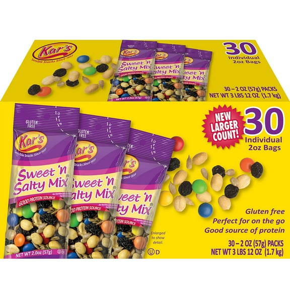 Kar's Sweet 'n Salty Mix, 2 oz, 30 Ct