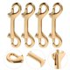 thumbnail image 2 of 4 Pcs Brass Lobster Clasp Oval Swivel Trigger Clips Hooks for Straps Bags Belting Leathercraft, 2 of 3