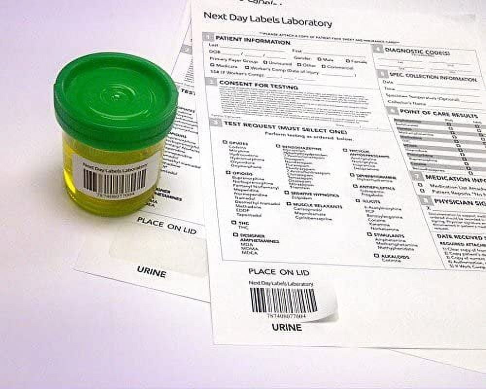 Integrated Laser Form with Label Combination 1 Label of 2x1 on Bottom Left / Case of 1500