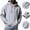 53# Light Gray, variant on Mens Oversized Hoodies Long Sleeve Sweatshirts | Fall Winter Hooded Collar Drawstring Pullover With Pocket for Workout Gym Beige M