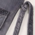 thumbnail image 3 of Yufatyle Long Robes for Women Flannel Vintage Nightgown Soft Thickened Gray Pajamas, 3 of 8