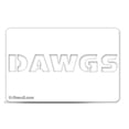 thumbnail image 2 of NCAA Georgia Bulldogs Collegiate 'DAWGS' Multi-Purpose Stencil, 2 of 3