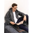 thumbnail image 4 of Men's Robe Ultra Soft Full Length Long Bathrobe, 4 of 7