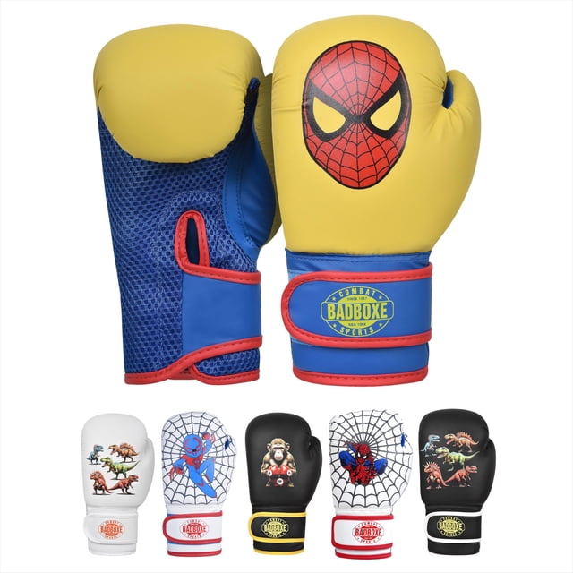 Guantes de Boxeo Twister Juvenil 6oz Amarillos para Entrenamiento