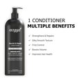 thumbnail image 4 of Avyya Nourish and Repair Conditioner for Dry, Frizzy Hair with Argan, Jojoba, Keratin | Deep Hydration, Frizz Control, Sulfate-Free - 33.8 fl oz, 4 of 9