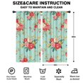 thumbnail image 2 of Blackout Kids Curtains,Pioneer Flower Childrens Insulated Curtains Set Of 2,Bedroom Essentials,Toddler Room Decor 42x84in(106x213cm), 2 of 4