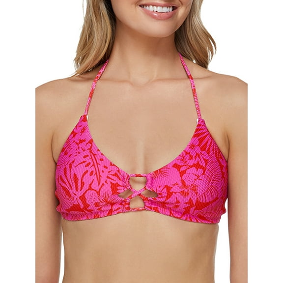 Raisin Pink Bikini Top