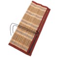 thumbnail image 1 of Estuche organizador portátil de bambú para guardar pinceles de caligrafía (tamaño L, 8 ranuras), 1 of 8