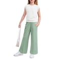 thumbnail image 1 of Conjunto de pantalones Arshiner para niñas con hombros caídos, tallas 11-12, 1 of 9