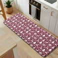 thumbnail image 5 of Red Christmas Deer and Tree Pattern Kitchen Rug Mat,Kitchen Runner Rugs Non Skid Washable,Decorative Kitchen Floor Mats for Kitchen,Sink,Laundry,17"x47.2", 5 of 7