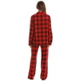 thumbnail image 3 of Just Love Womens Cozy Flannel Pajama Set  Warm, Long Sleeve Winter Sleepwear, 3 of 3
