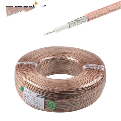 10 Meters RG316 Double Copper Braid Shielded Flexible RF Coaxial Cable
