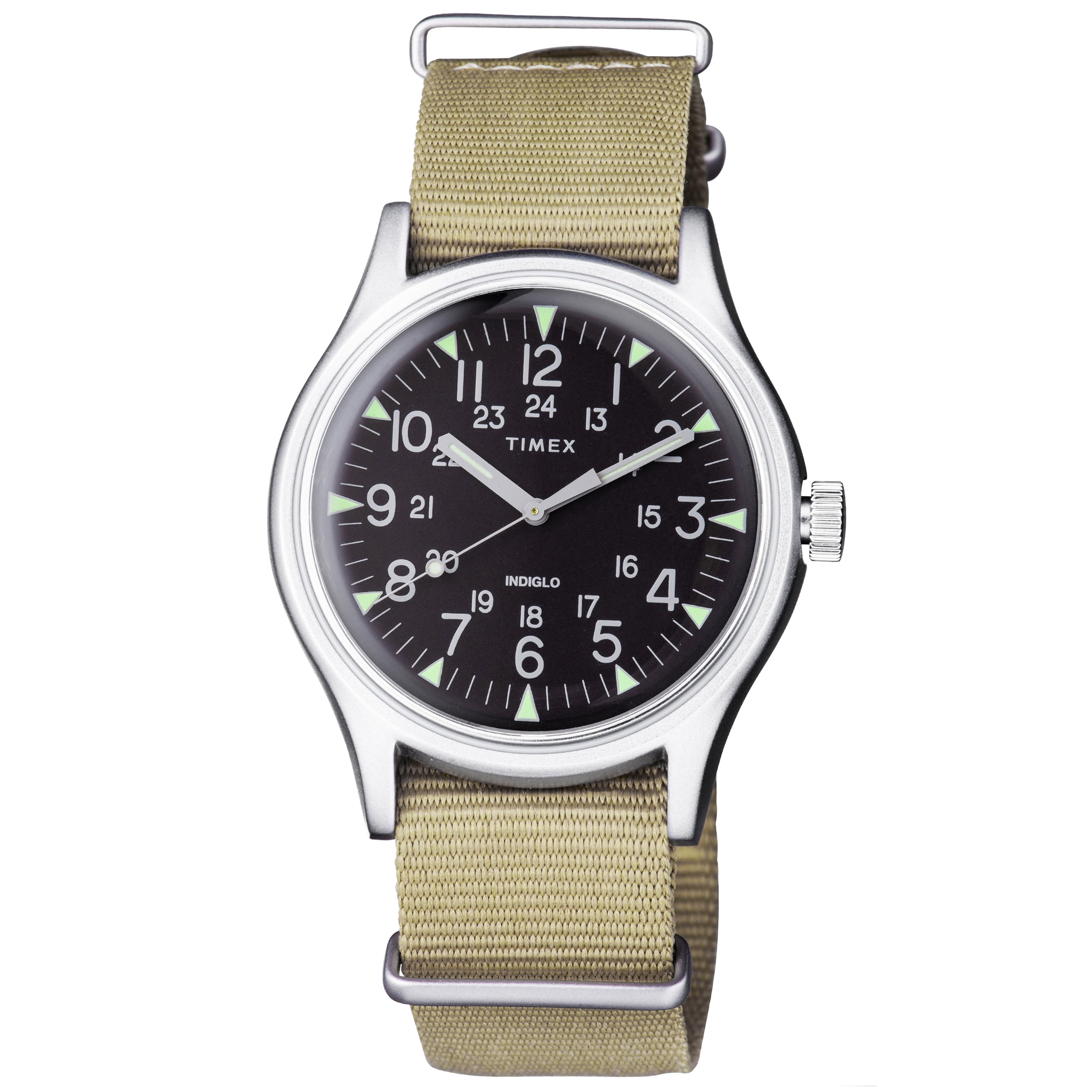 timex green dial watch