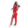 thumbnail image 1 of Womens 2 Pcs Athleisure Sports Wear Tracksuit Hoodie Pants Set, 1 of 4