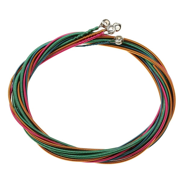 / 4 piezas de cuerda de bajo colorida G / D / a / E de aleación de níquel para accesorios de bajo Guitarren Hugo cuerdas de bajo