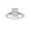 Platinum, variant on 1 to 5 Carat Radiant,Round Cut LAB GROWN Diamond Hidden Halo Engagement Ring (Color D-E Clarity VS1-VS2) Platinum 1 Carat Size-4