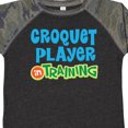 thumbnail image 4 of Inktastic Croquet Player in Training Boys or Girls Toddler T-Shirt, 4 of 5