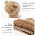 thumbnail image 4 of 2026 New Bear Mask Cap, Machine Washable Cute Bear Ear Balaclava Cap, Outdoor Windproof Warm One Piece Scarf and Mask Set(Style-A), 4 of 6