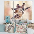 thumbnail image 2 of Close Up Portrait of A Giraffe VI 28 in x 36 in Painting Canvas Art Print, by Designart, 2 of 3