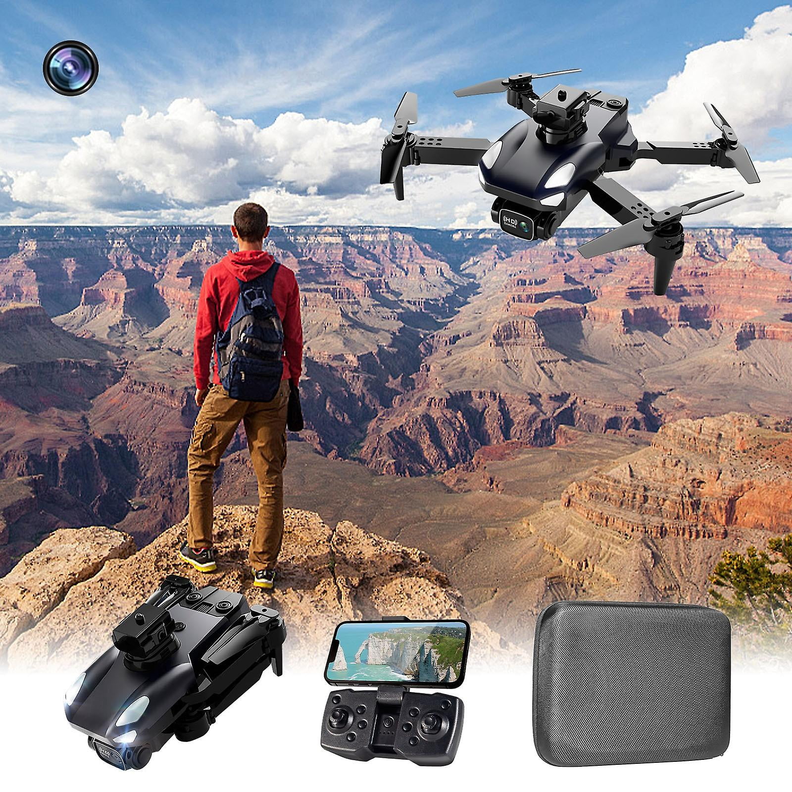 Drone plegable con cámara HD 1080p Cámara Fpv Drone para principiantes ...