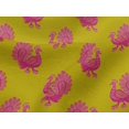 thumbnail image 4 of oneOone Viscose Jersey Fabric Peacock Block Print Fabric By Yard 60 Inch Wide, 4 of 5