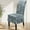 Gray#3, variant on QAZbgdl Thickened Stretchy Velvet Chair Cover With Skirt, High-Back Dining Chair Slipcover, Universal Fit for Home, Hotel, and Restaurant, 1-Pack