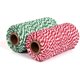 thumbnail image 3 of Bienvenido 2 rollos de hilo de algodón de dos tonos DIY, hilo de algodón, cordón para manualidades, envoltura de regalos, cordones para envolver regalos de decoración navideña, 3 of 7