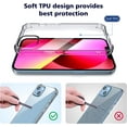 thumbnail image 5 of KALMORE Anti-Scratch Protective Cell Phone Case for for iPhone 14, Clear, 5 of 6
