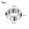 thumbnail image 2 of Uxcell 6 Pack Set Screw Collars 10mm Bore Stainless Steel Shaft Collars 15mm OD 6mm Width, 2 of 5