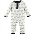 thumbnail image 2 of Hudson Baby Infant Boy Cotton Coveralls 2pk, Whale, 0-3 Months, 2 of 3