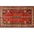 thumbnail image 1 of Ahgly Company Machine Washable Indoor Rectangle Traditional Gold Brown Area Rugs, 6' x 9', 1 of 7